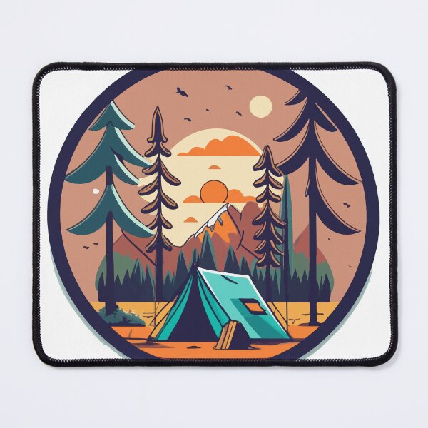 Item preview, Hunter's Forest Campsite Illustration designed and sold by NiftyWrx.