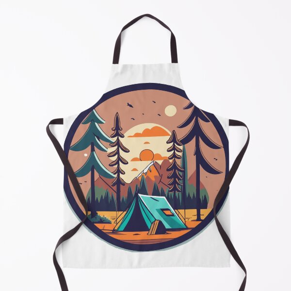 Item preview, Hunter's Forest Campsite Illustration designed and sold by NiftyWrx.