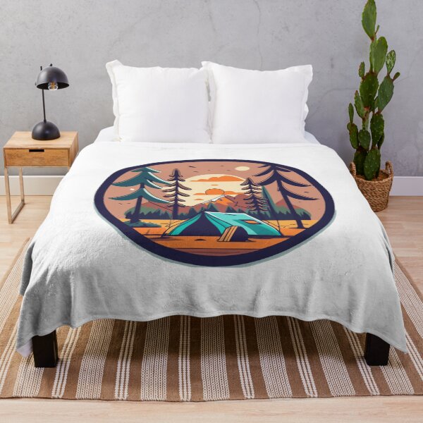 Item preview, Hunter's Forest Campsite Illustration designed and sold by NiftyWrx.