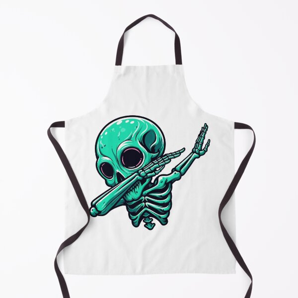Item preview, Dabbing Skeleton - Cool Green Alien Dance Move Illustration designed and sold by Designowner.