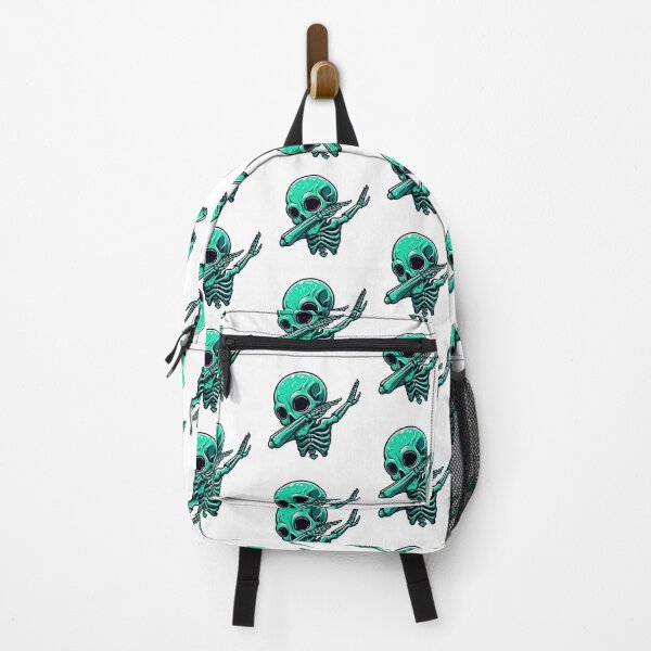 Item preview, Dabbing Skeleton - Cool Green Alien Dance Move Illustration designed and sold by Designowner.