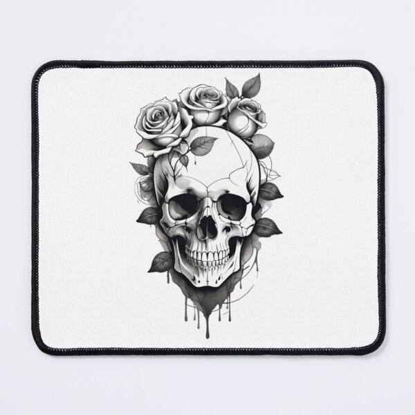Item preview, Skull And Roses, Dark Art, Gothic Art, Gothic Roses, Roses And Skulls, Skull Flowers, Dark Aesthetics, Dark Flowers, Skull Art, Gothic Beauty, Death And Beauty, Dark Romance, Skull, Roses, Macabre Art designed and sold by Ciarka.