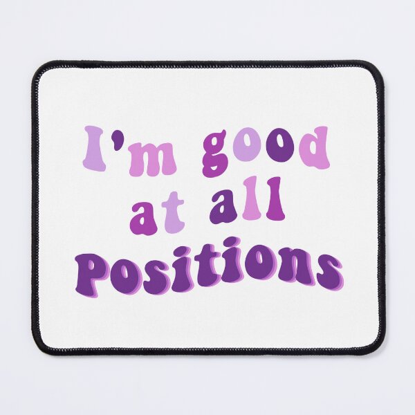 Item preview, "I'm good at all positions" Kim Hongjoong Ateez Quote designed and sold by Lyxvrt.