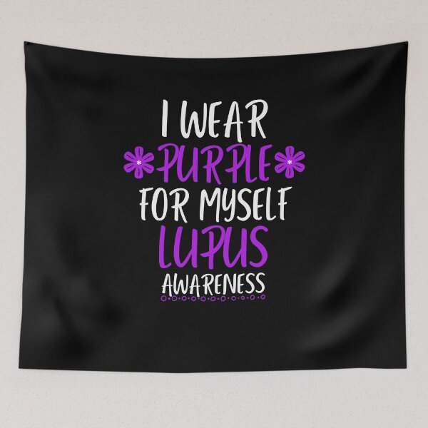 Item preview, Womens I Wear Purple for Myself Lupus Awareness Support Survivor  designed and sold by SlocifieShop.