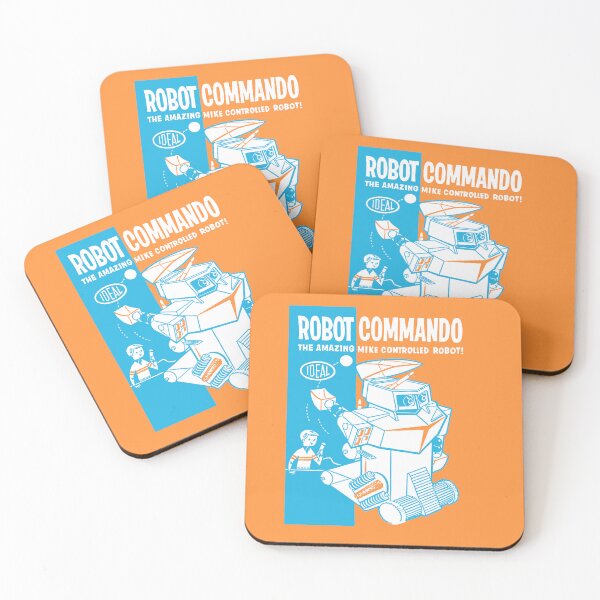 Item preview, ROBOT COMMANDO - Toy Robot Box designed and sold by ThrowbackAds.