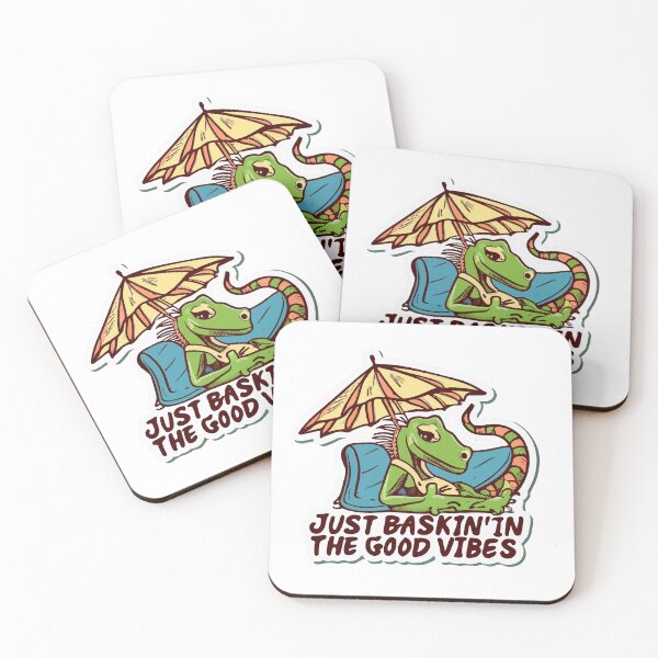 Item preview, Iguana Chilling Under Sun Hat - Just Baskin' in the Good Vibes designed and sold by NiftyWrx.