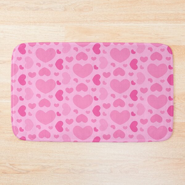 Item preview, Pink colored seamless hearts pattern background designed and sold by SpinklyCreations.