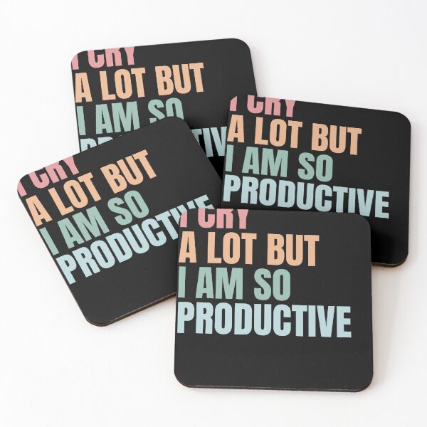Item preview, I Cry A Lot But I Am So Productive , Groovy I Cry A Lot But I Am So Productive , Funny Mothers Day Gift From Daughter, Cute Crying Hamster Meme, Funny Mental Health  designed and sold by Creativedsigna.