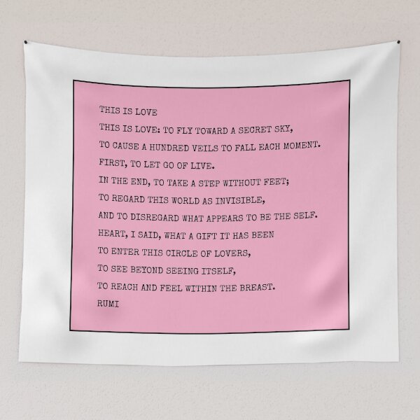 Item preview, Rumi Poem - This is Love designed and sold by Inspirationmotivation.