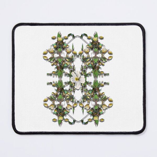 Item preview, Pattern from Clematis plant with many buds and one open flower designed and sold by Robin3DT.