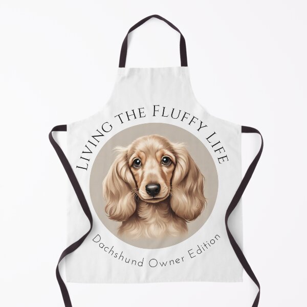 Item preview, Living the fluffy life Dachshund vintage dog cream puppy mom lover vintage designed and sold by SoulfulT.