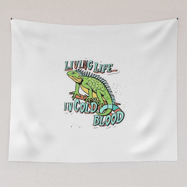 Item preview, Majestic Iguana - Living Life in Cold Blood designed and sold by NiftyWrx.