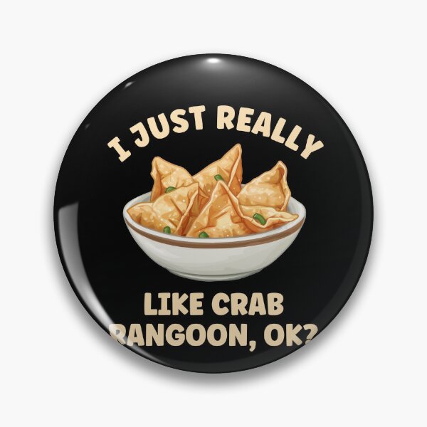 Item preview, I Really Crab Rangoon Funny Crab Rangoon Lover designed and sold by BlueBerry-Pengu.