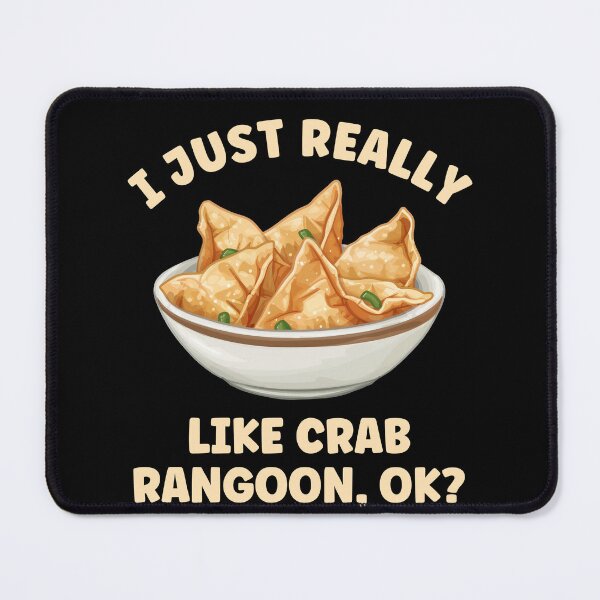 Item preview, I Really Crab Rangoon Funny Crab Rangoon Lover designed and sold by BlueBerry-Pengu.