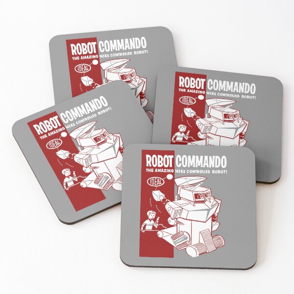 Item preview, ROBOT COMMANDO - Toy Robot Box designed and sold by ThrowbackAds.