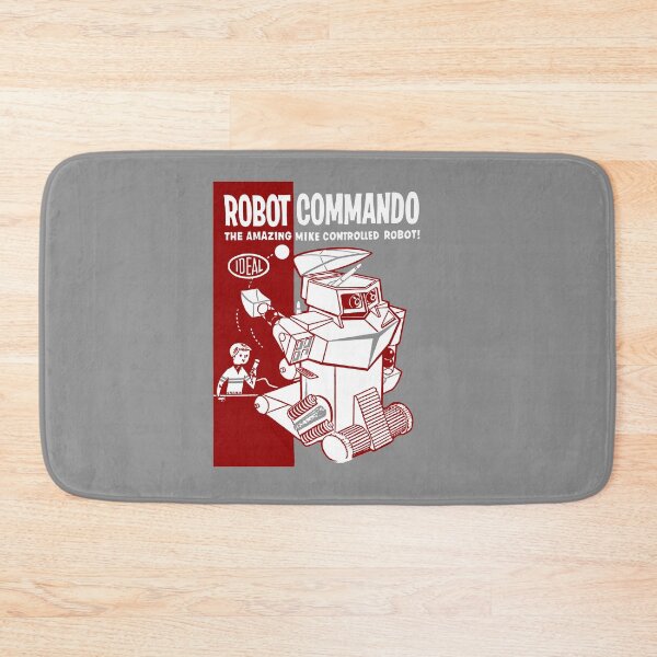 Item preview, ROBOT COMMANDO - Toy Robot Box designed and sold by ThrowbackAds.