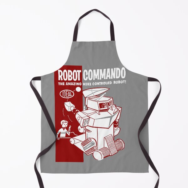 Item preview, ROBOT COMMANDO - Toy Robot Box designed and sold by ThrowbackAds.