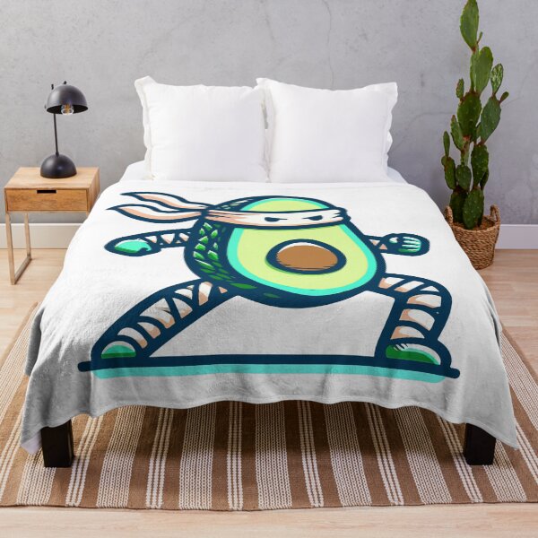 Item preview, Funny Avocado Fruit Ninja Warrior designed and sold by TomFrontierArt.