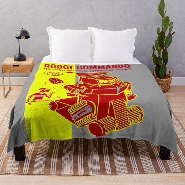 Item preview, ROBOT COMMANDO - Toy Robot Box designed and sold by ThrowbackAds.