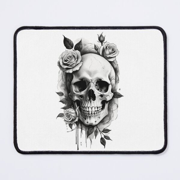 Item preview, Skull And Roses, Dark Art, Gothic Art, Gothic Roses, Roses And Skulls, Skull Flowers, Dark Aesthetics, Dark Flowers, Skull Art, Gothic Beauty, Death And Beauty, Dark Romance, Skull, Roses, Macabre Art designed and sold by Ciarka.