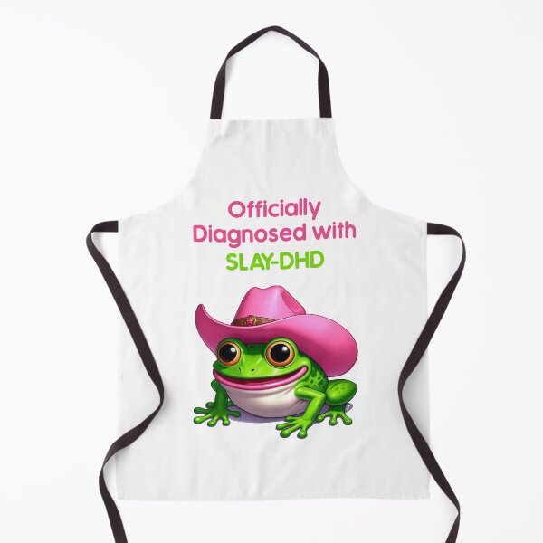 Item preview, Officially Diagnosed with Slay-DHD - Frog designed and sold by PickledjoArt.