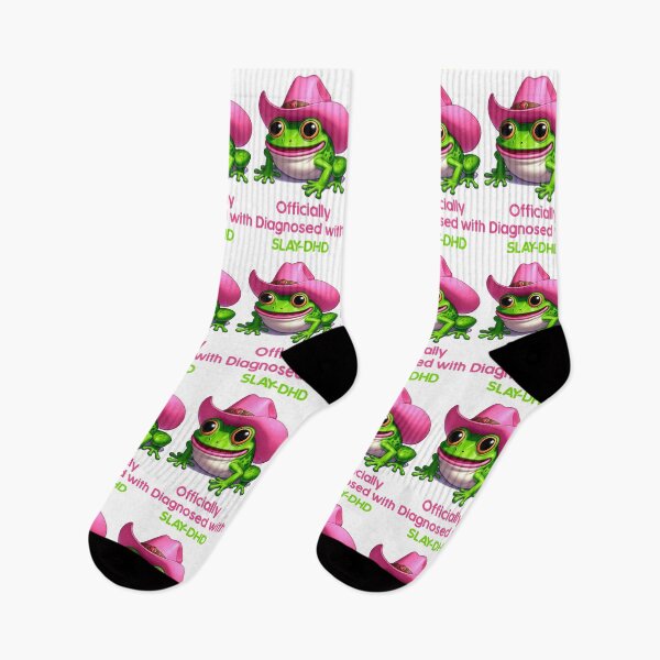 Item preview, Officially Diagnosed with Slay-DHD - Frog designed and sold by PickledjoArt.