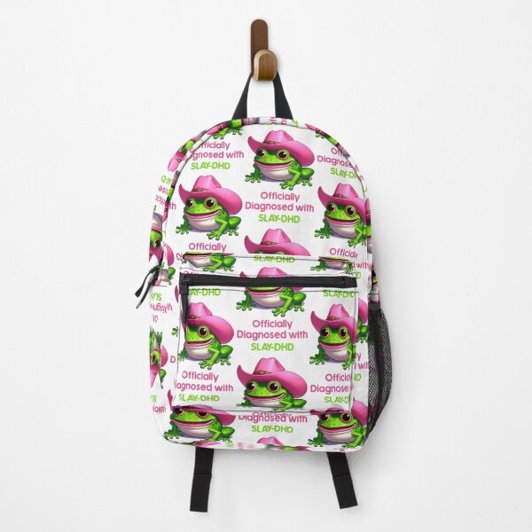 Item preview, Officially Diagnosed with Slay-DHD - Frog designed and sold by PickledjoArt.