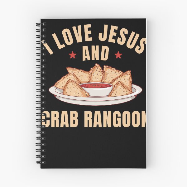 Item preview, I love Jesus and Rangoon Funny Crab Rangoon Lover designed and sold by BlueBerry-Pengu.