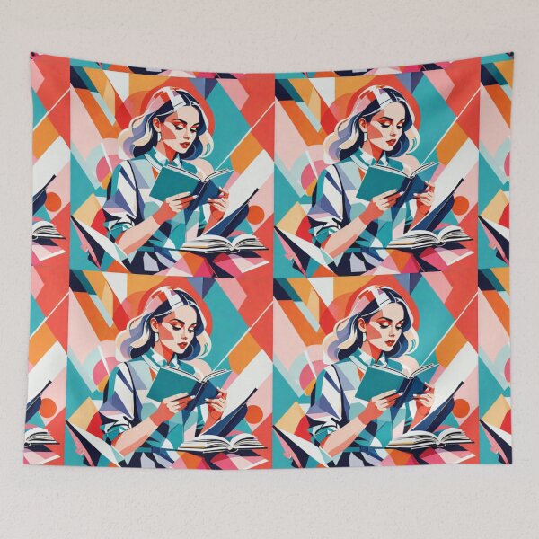 Item preview, The Reader designed and sold by LiteraryLoves.