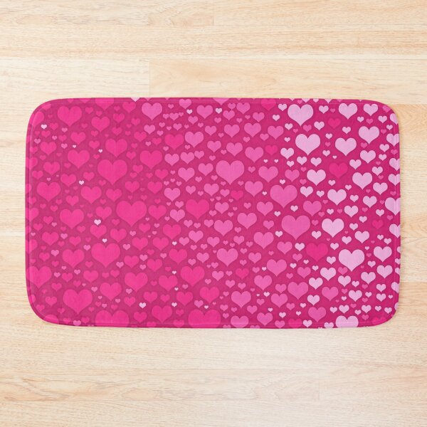 Item preview, Pink hearts gradient shades pattern background designed and sold by SpinklyCreations.