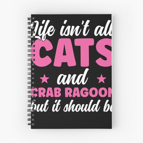 Item preview, Life isn't all Cats and Crab Rangoon Girls Women designed and sold by BlueBerry-Pengu.