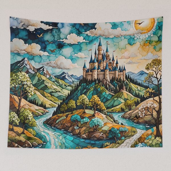 Item preview, Fairytale Castle designed and sold by DiscoGypsyFish.