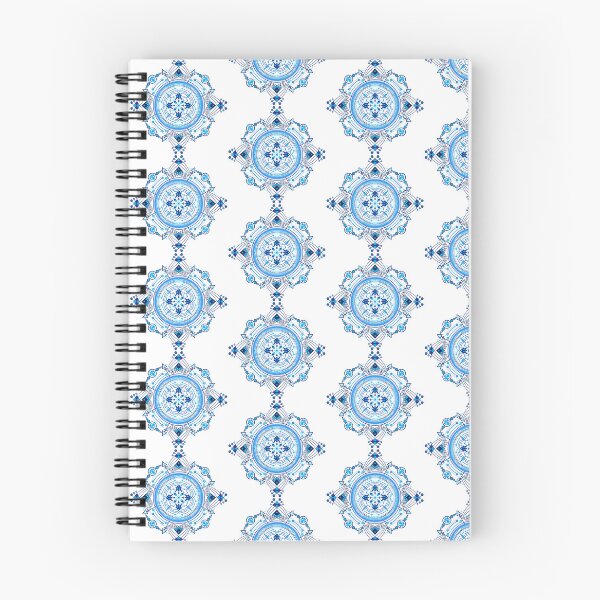 Item preview, Cyber circle blue mandala geometric shapes designed and sold by ByteMode.