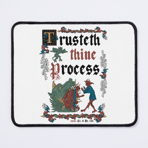 Item preview, Trust the Journey Medieval Style - Vintage English Manuscript II designed and sold by Nemons.