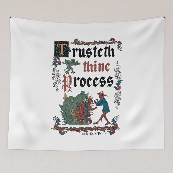 Item preview, Trust the Journey Medieval Style - Vintage English Manuscript II designed and sold by Nemons.