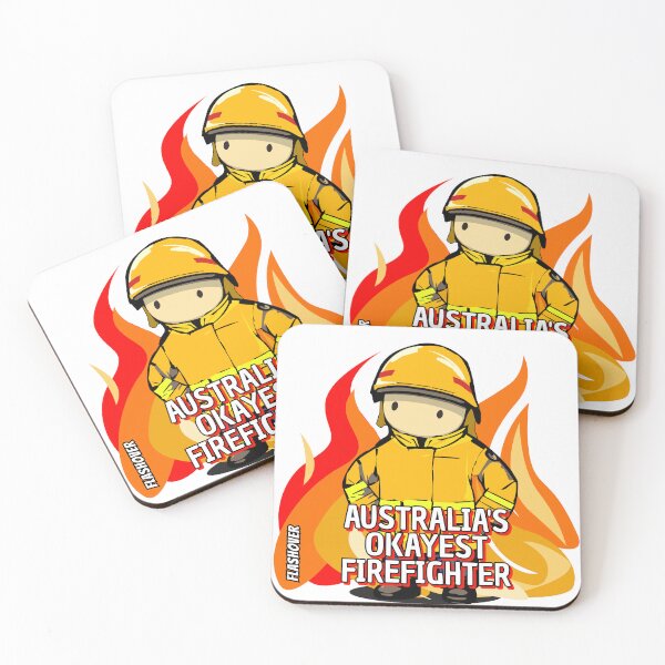 Item preview, Australia's Okayest Firefighter designed and sold by Flashover.