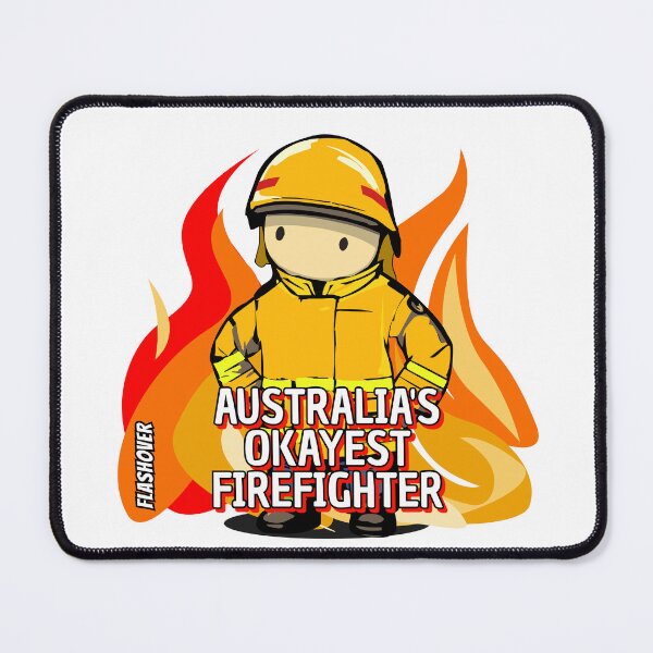 Item preview, Australia's Okayest Firefighter designed and sold by Flashover.