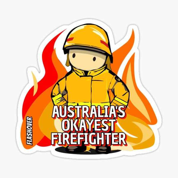 Artikel-Vorschau von Australiens bester Feuerwehrmann, designt und verkauft von Flashover.