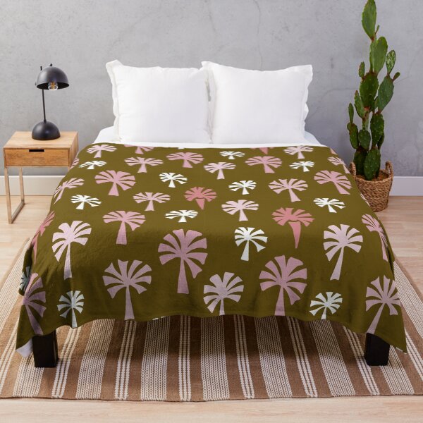 Item preview, Tropical trees - pink green designed and sold by SerahO.