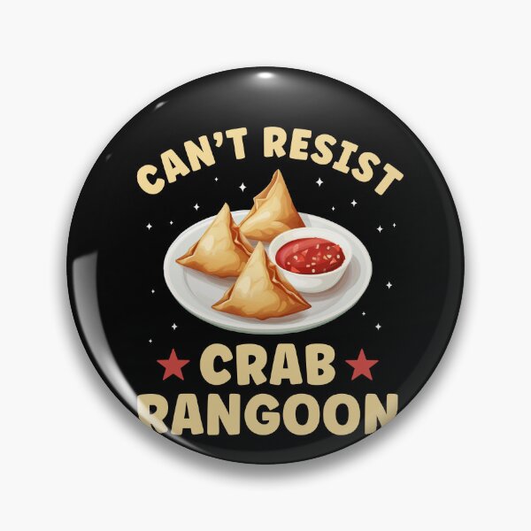 Item preview, Can't Resist Good Crab Rangoon Funny Sea Food designed and sold by BlueBerry-Pengu.