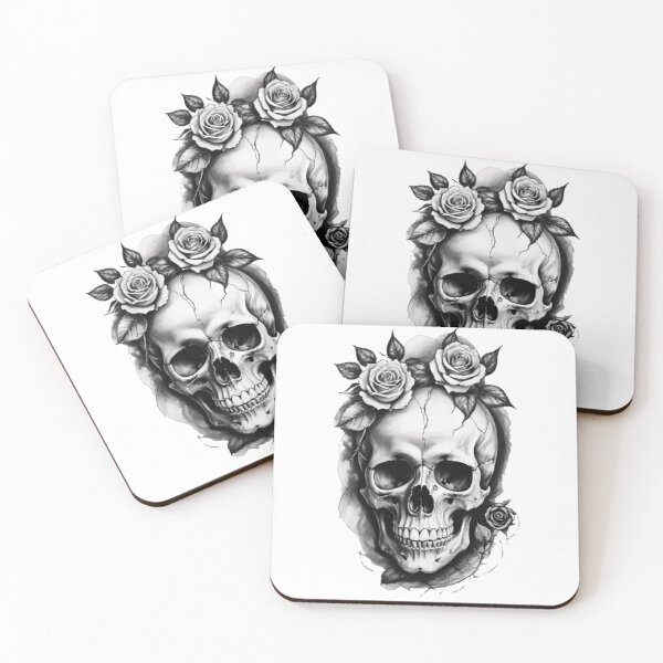 Item preview, Skull And Roses, Dark Art, Gothic Art, Gothic Roses, Roses And Skulls, Skull Flowers, Dark Aesthetics, Dark Flowers, Skull Art, Gothic Beauty, Death And Beauty, Dark Romance, Skull, Roses, Macabre Art designed and sold by Ciarka.