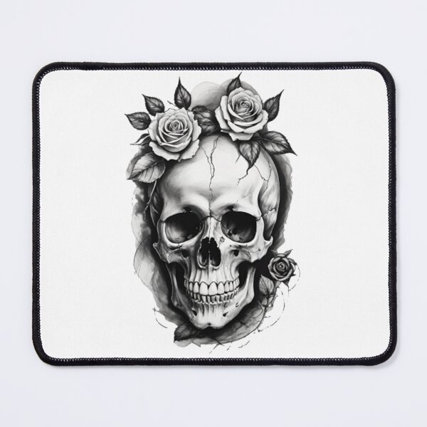 Item preview, Skull And Roses, Dark Art, Gothic Art, Gothic Roses, Roses And Skulls, Skull Flowers, Dark Aesthetics, Dark Flowers, Skull Art, Gothic Beauty, Death And Beauty, Dark Romance, Skull, Roses, Macabre Art designed and sold by Ciarka.