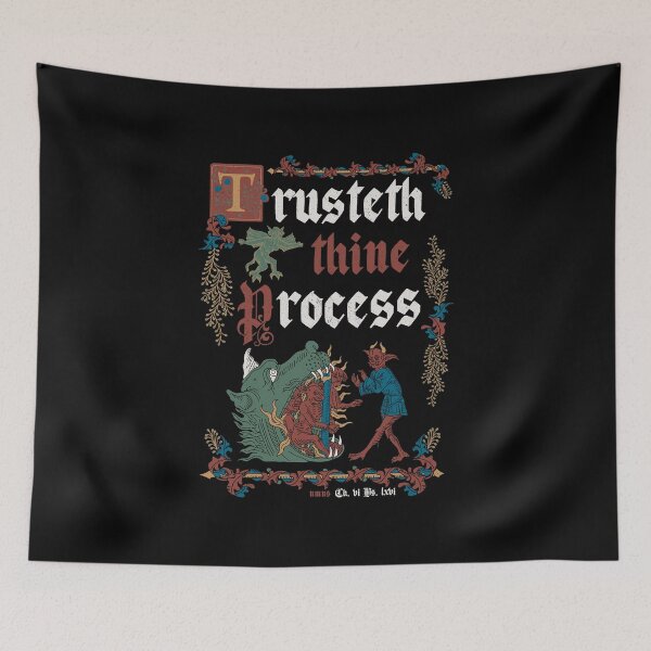 Item preview, Trust the Journey Medieval Style - Vintage English Manuscript II designed and sold by Nemons.