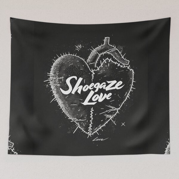 Item preview, Shoegaze Love: Gothic Heart Stitched with Chains designed and sold by Piotrek0001.