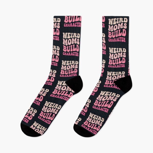 Item preview, Weird Moms Build Character Cute Pink Mother designed and sold by HowToCanadian.