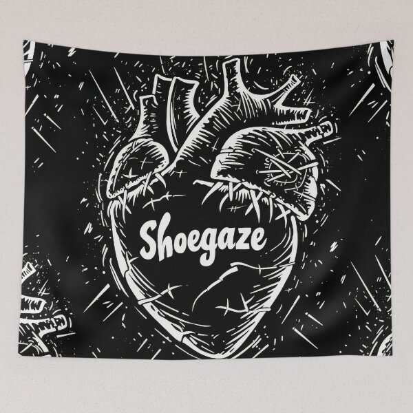 Item preview, Shoegaze Love: Gothic Heart Stitched with Chains designed and sold by Piotrek0001.