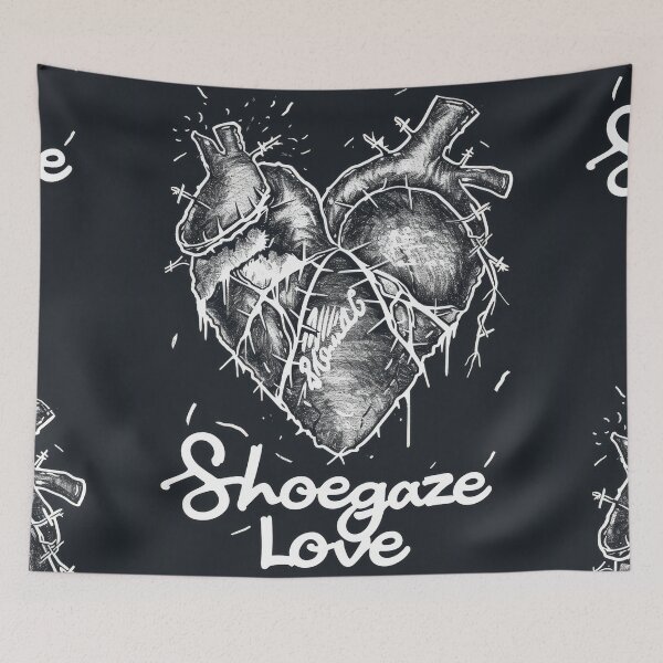 Item preview, Shoegaze Love: Gothic Heart Stitched with Chains designed and sold by Piotrek0001.