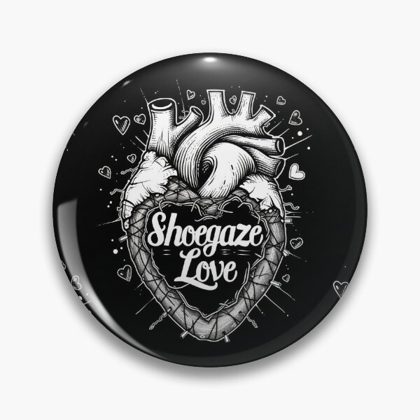 Item preview, Shoegaze Love: Gothic Heart Stitched with Chains designed and sold by Piotrek0001.