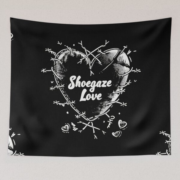 Item preview, Shoegaze Love: Gothic Heart Stitched with Chains designed and sold by Piotrek0001.