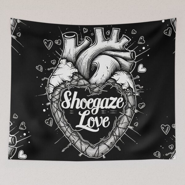 Item preview, Shoegaze Love: Gothic Heart Stitched with Chains designed and sold by Piotrek0001.